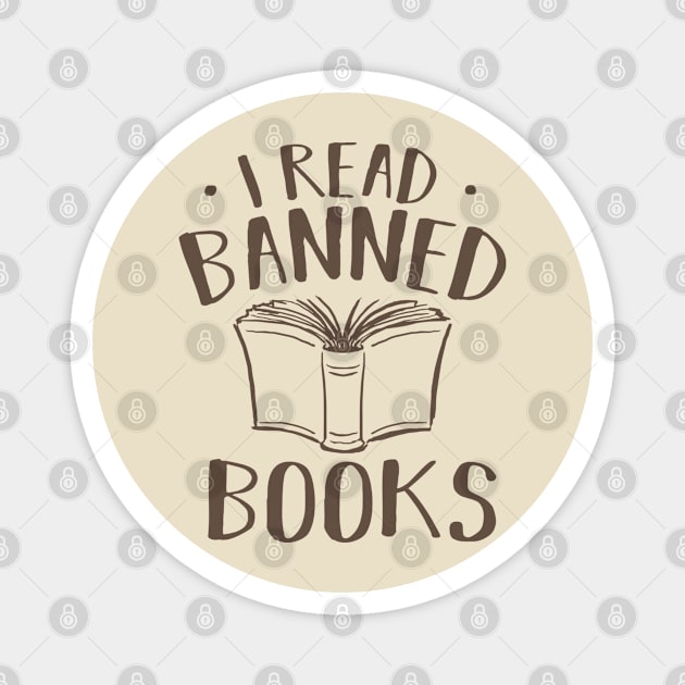 I Read Banned Books Magnet by TIHONA